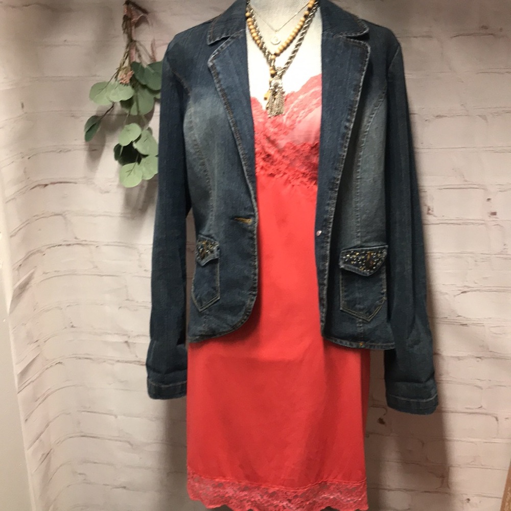 Vintage SLIP DRESS VINTAGE VASSARETTE size M - Picture 15 of 16